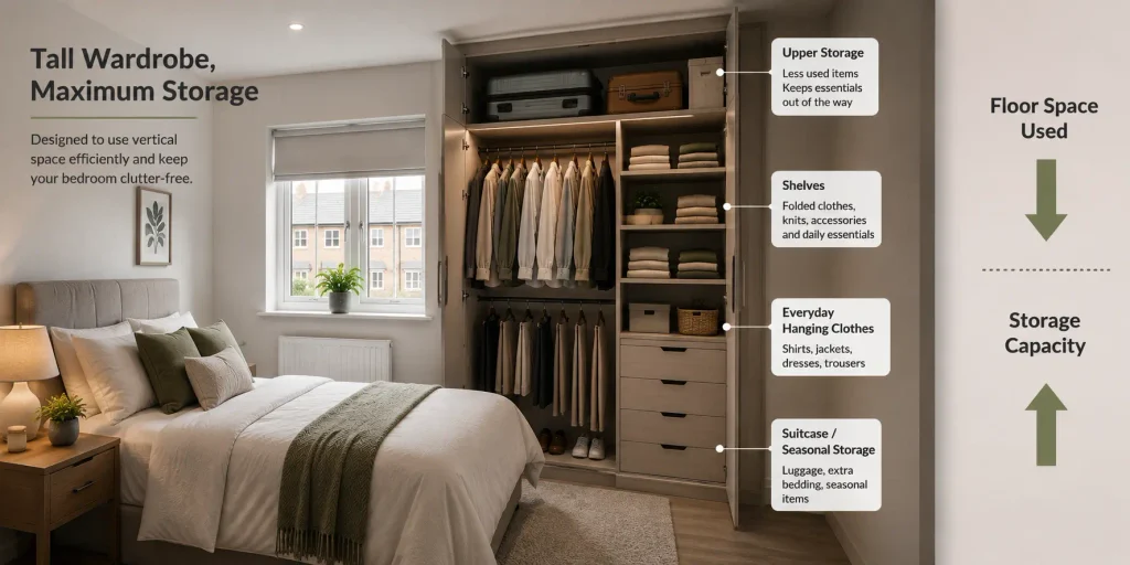Tall Wardrobe, Maximum Storage