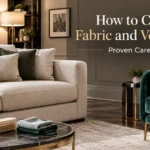 How to clean fabric and velvet sofas