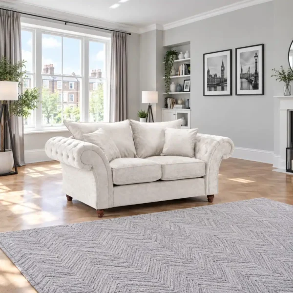 Windsor Highback Velvet 2 Seater Sofa climax furniture uk