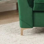 Aurelia Accent Armchair with Gold Legs --leg closeup