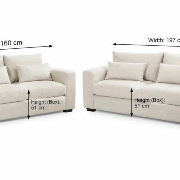 CF Elara 3+2 seater sofa dimensions