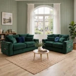 CF Elara 3+2 seater sofa vevet