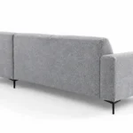 CF Elara Corner Sofa in Grey Fabric back view