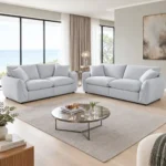 CF Frost boucle 3+2 Seater Sofa chenille