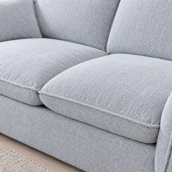 CF Frost boucle 3 Seater Sofa closeup