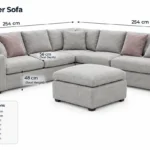 CF Modular Corner Sofa demensions