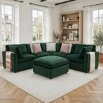 CF Modular Corner Sofa in Velvet Fabric
