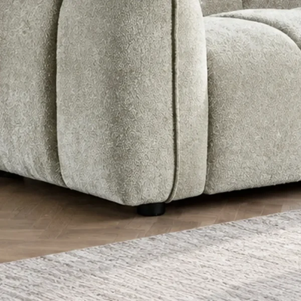 Grey Fabric Sofa – Ventura leg closeup
