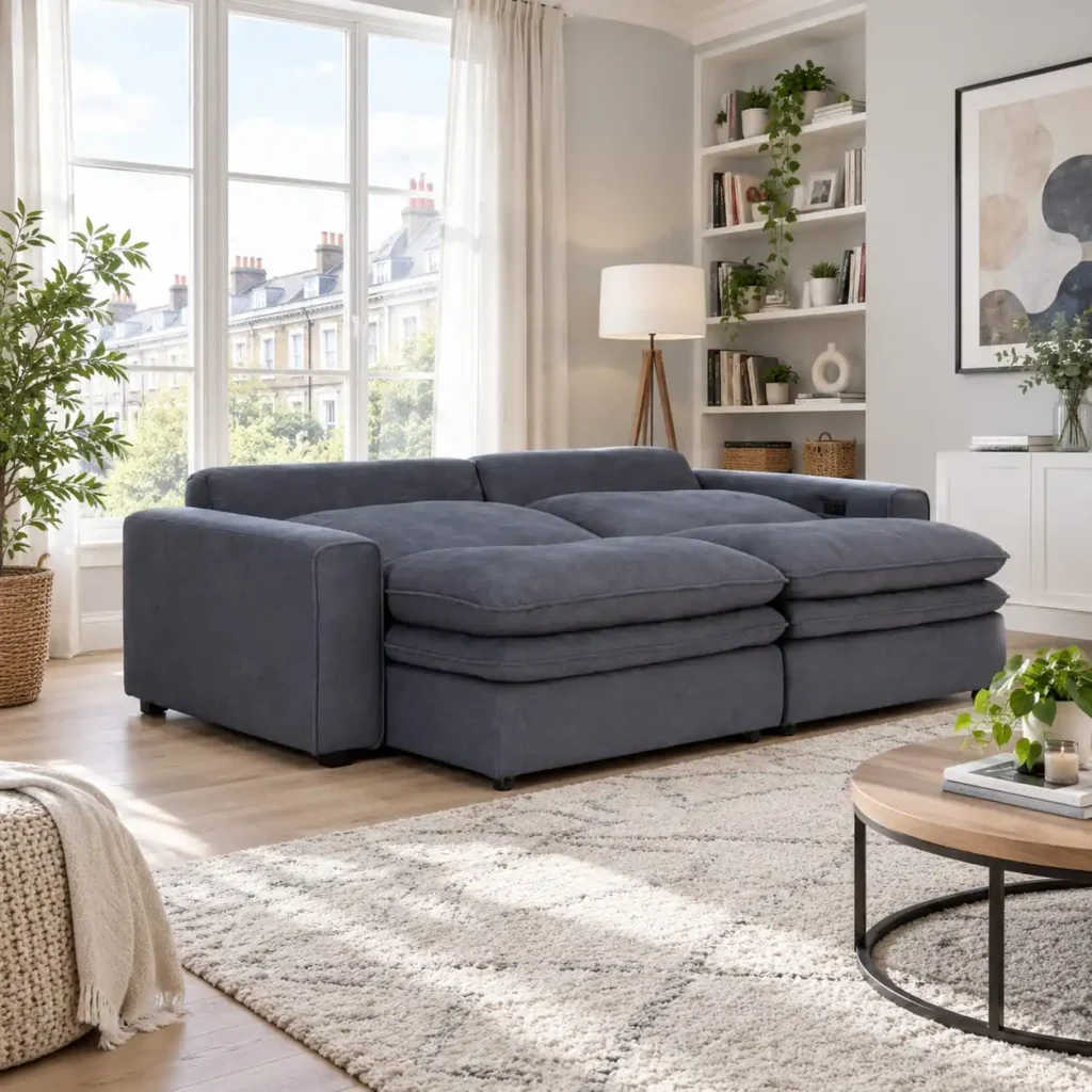 Heavenly Cloud Electric Recliner Sofa full bed