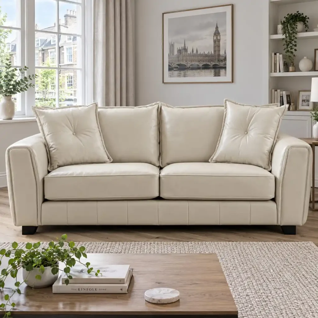 Heritage Leather 3 Seater Sofa