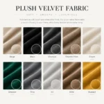 Plush Velvet Fabric Collection