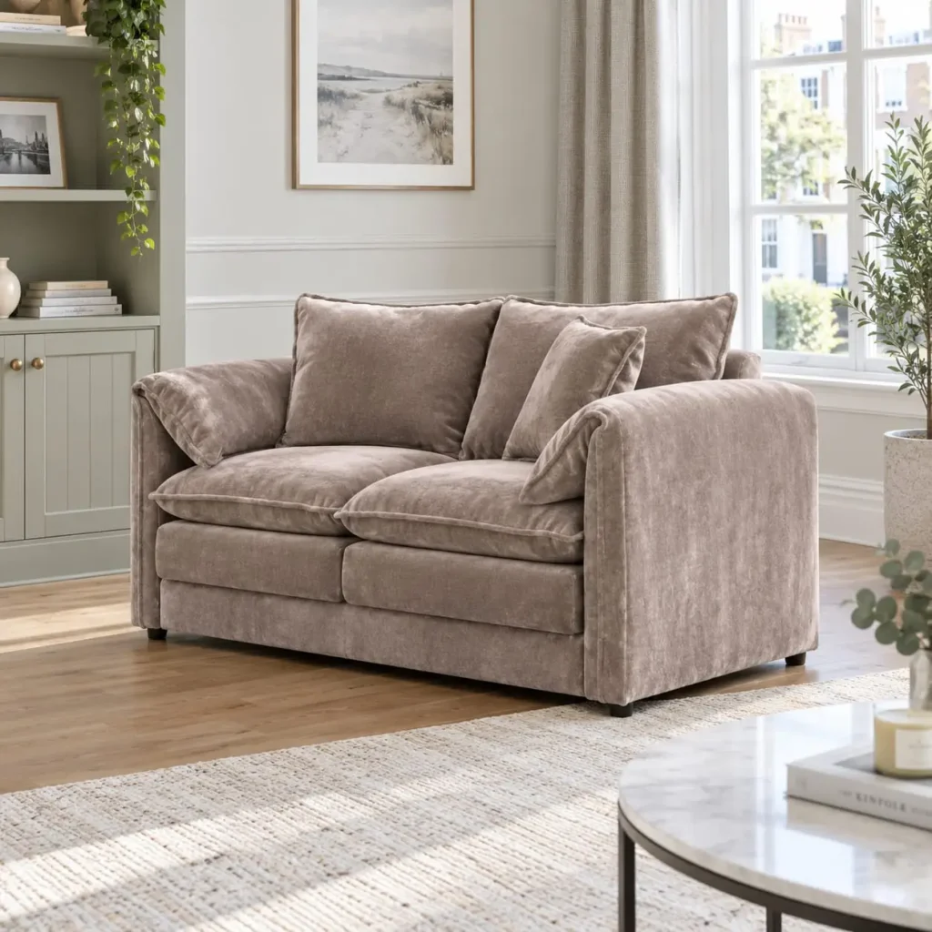 Venice Velvet 2 Seater Sofa