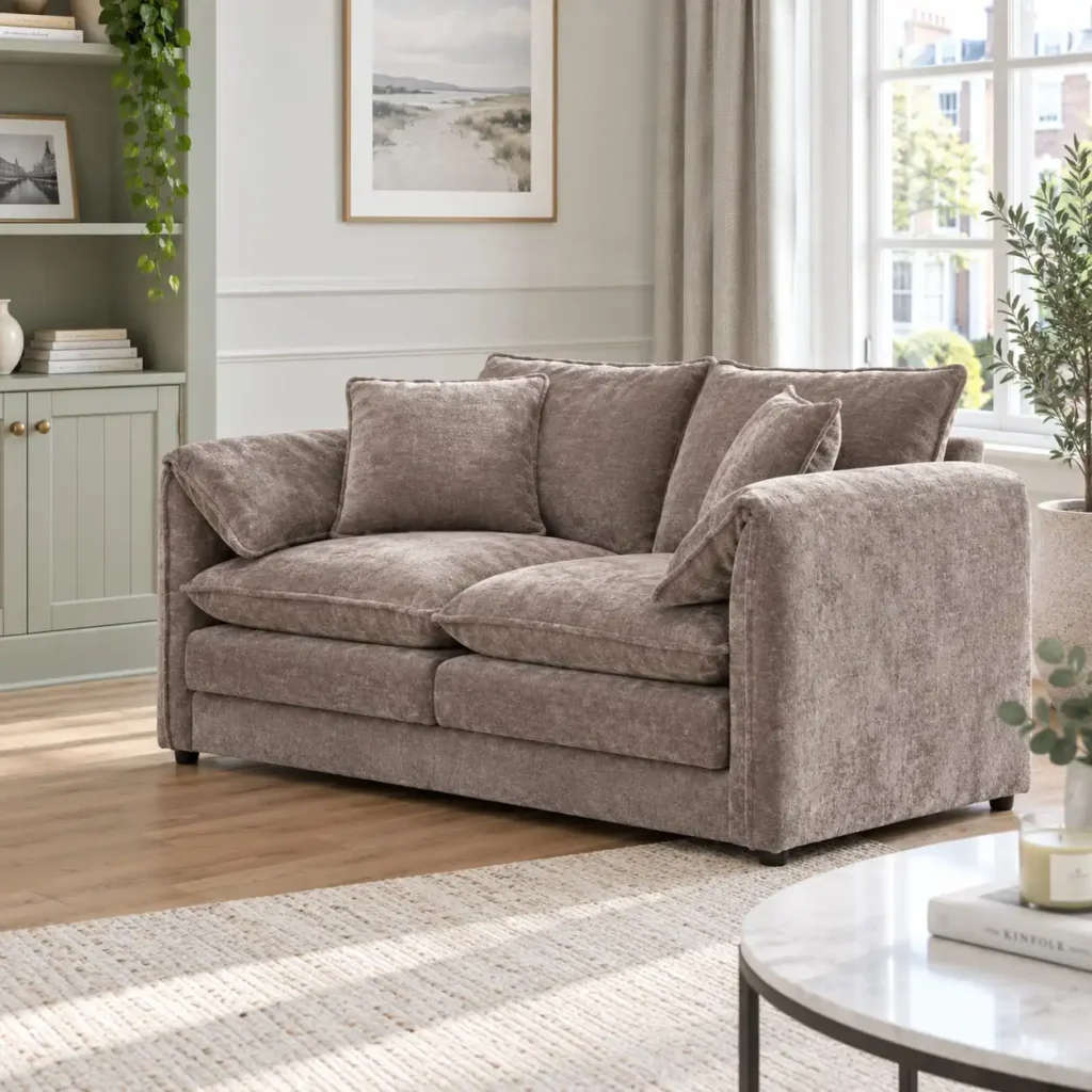 Venice Velvet 3 Seater Sofa